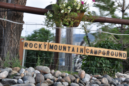 sign-Rocky Mountain Campground