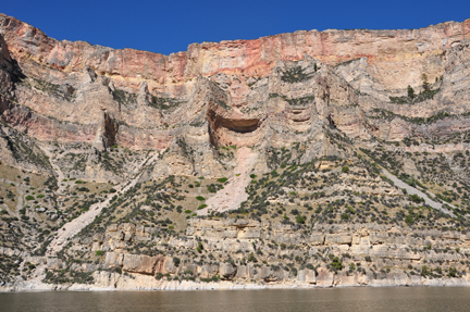 colorful cliffs
