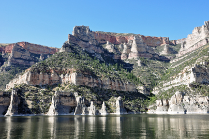 colorful cliffs