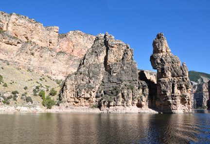 tall cliff