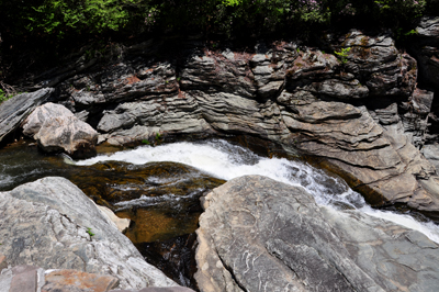 fast moving water
