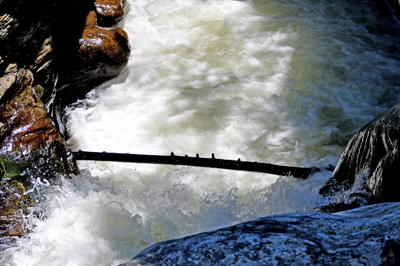 fast moving water