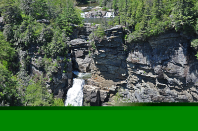 upper & lower falls