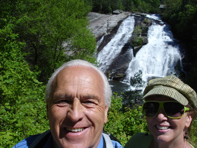 the two RV Gypsies at High Falls