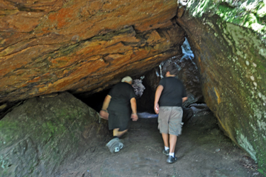 a small cave
