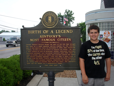 the grandson of the two RV Gypsies at the birthplace of KFC