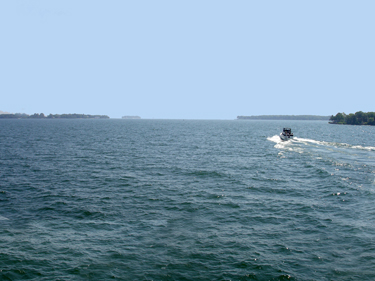 view on the way to Put-in-Bay