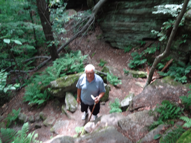 Lee Duquette at Panama Rocks