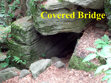 Covered Bridge formation at Panama Rocks