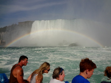 Niagara Falls as seen from Maid of the Mist