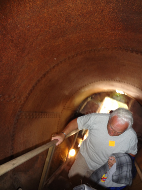Lee Duquette Entering Lockport Cave