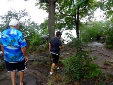 Lee and Alex on the 3rd island