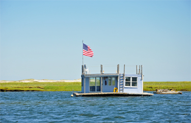a houseboat