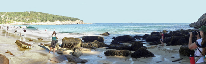 Sand Beach in Acadia National Park
