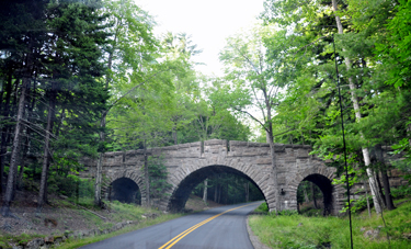 stone bridge at Acadia National Park