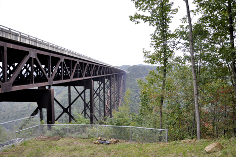 the New River Gorge Arch Bridge