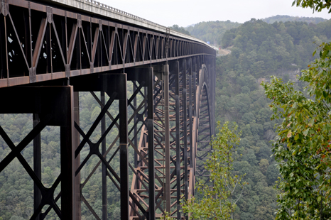 the New River Gorge Arch Bridge