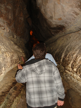 Alex at Ruby Falls