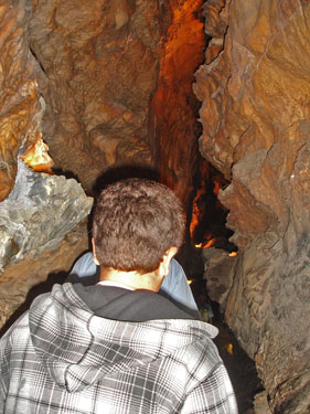 the grandson of the two RV Gypsies at Ruby Falls