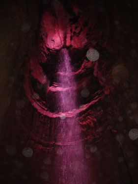 The Waterfall at Ruby Falls 