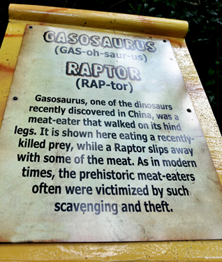 Gasosaurus at Dinosaur World