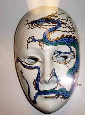 dragons on face