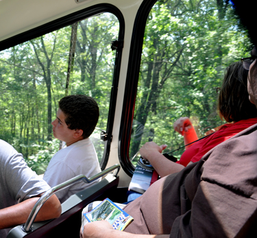 the grandson of the two RV Gypsies on the Incline Railway in Chattanooga, Tennessee