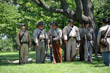 Civil War re-enactment