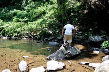 the grandson of the two RV Gypsies at Cloudland Canyon State Park