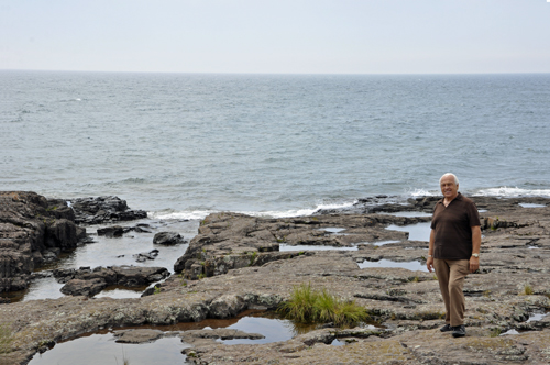Lee Duquette at Lake Superior in Minnesota