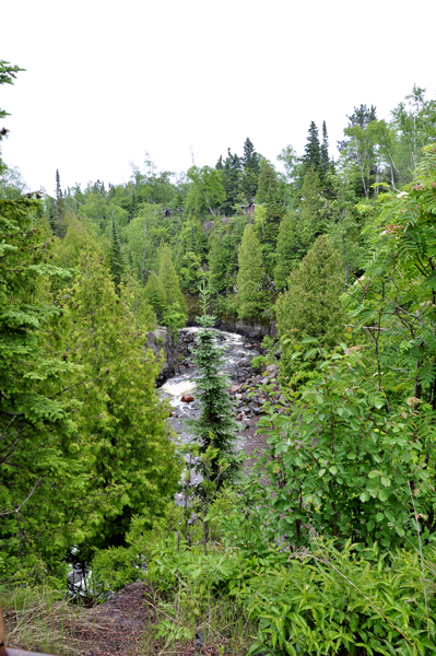 Cross River Falls on Minnesota's North Shore of Lake Superior