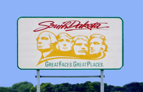 welcome to South Dakota sign