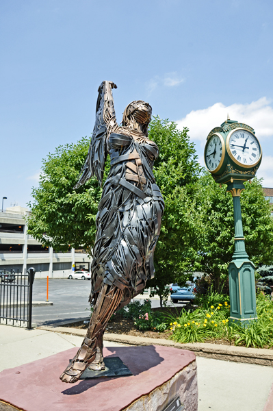 Lighter Than Some sculpture - a dancer