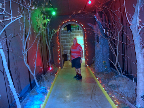 Lee Duquette enters the Haunted Forest