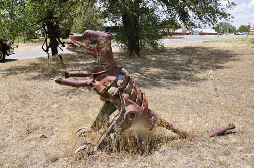 a small dinosaur