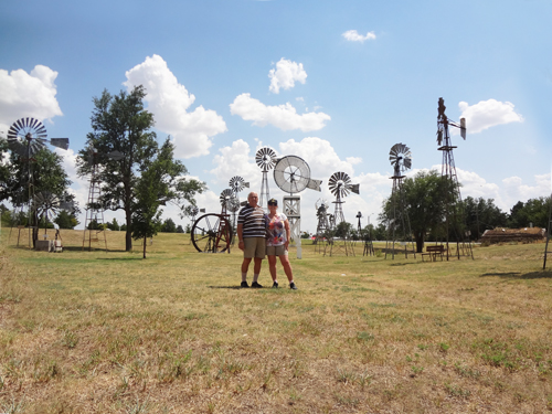 the two RV Gypsies at the Windmill Museum