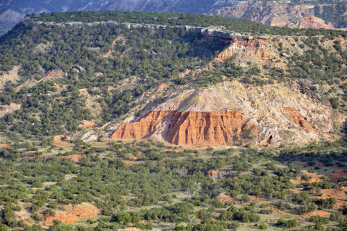 Palo Duro Canyon State Park view from Interpretive Center