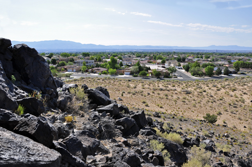view of the land