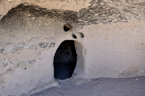 Large, circular holes 