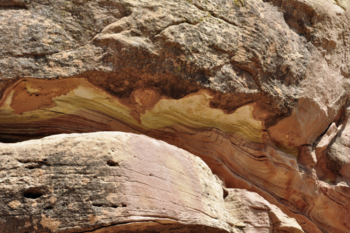 close-ups of different mountain areas