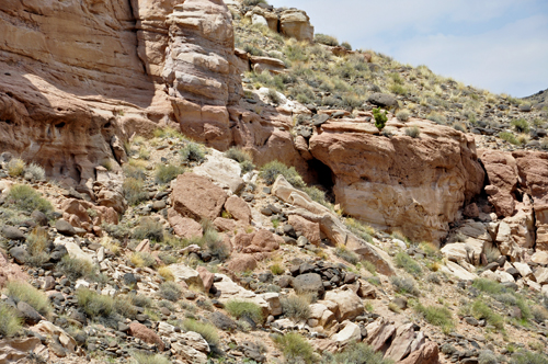 formations near the Fremont Granary Site