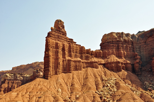 Chimney Rock at Capitol Reef National Park