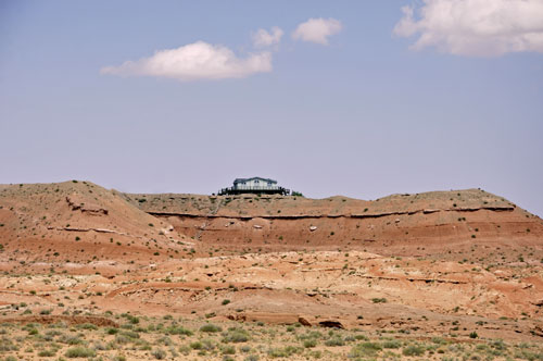 a house on a hill