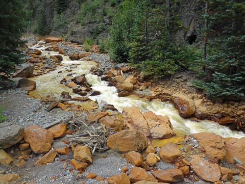 small golden stream