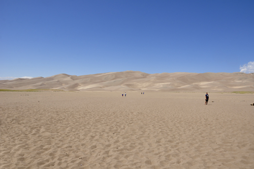 Lee Duquette at Great Sand Dunes National Park on the dunes