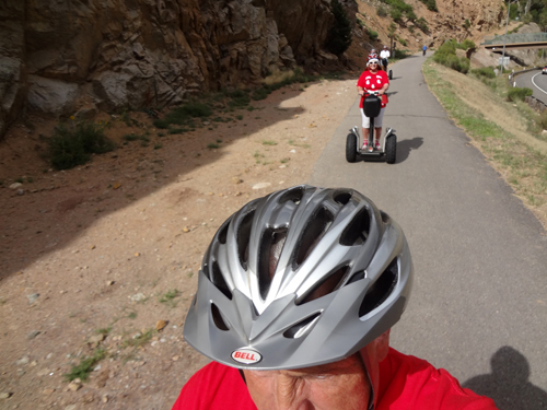 the two RV Gypsies on Segways