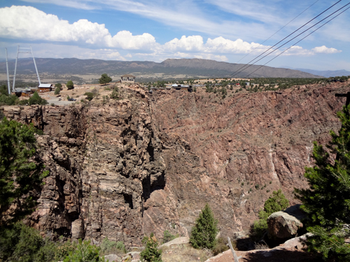 looking across the gorge