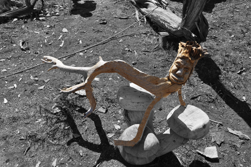 wood sculpture