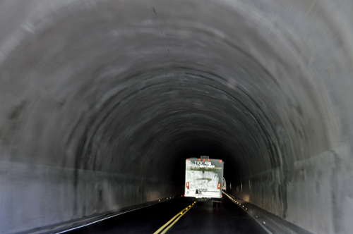 inside The Morefield-Prater Tunnel