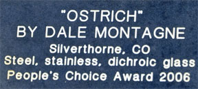 sign - ostrich